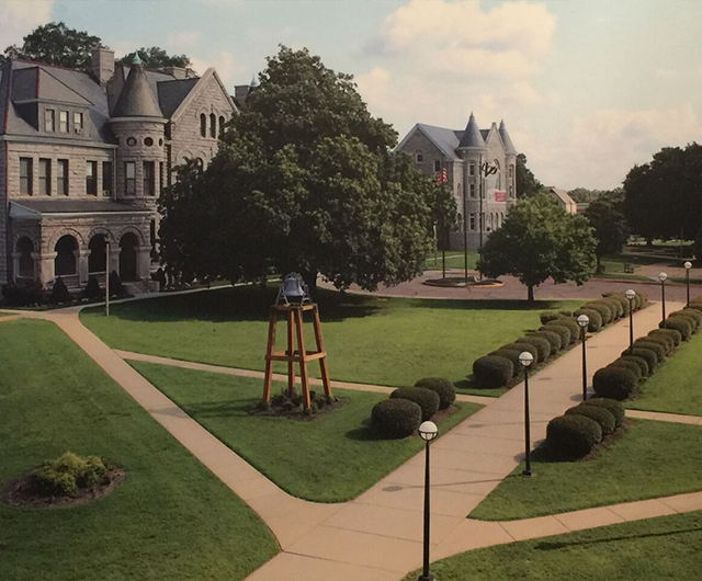 Virginia Union University courtyard